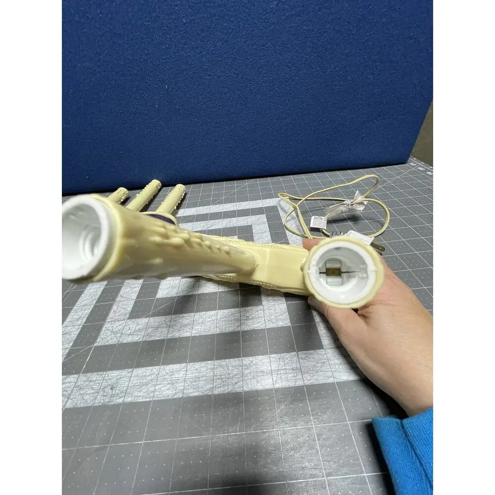 2 Candelabra‎ 3 Light Window Electric Candolier Plastic Drip Christmas